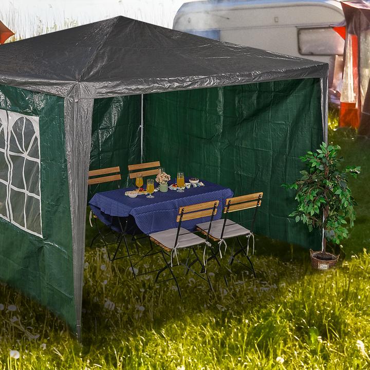 Actual product image Relaxdays 3x Pavilion side wall (10 cm, 300 cm)