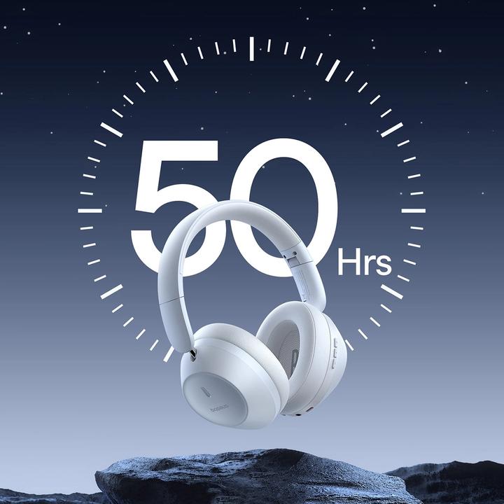 Image du produit Baseus Casque sans fil Boss 30 Max (blanc) (50 h, Sans fil)
