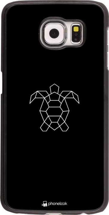 Actual product image PhoneLook Cover Turtles lines on black (Samsung Galaxy S6)
