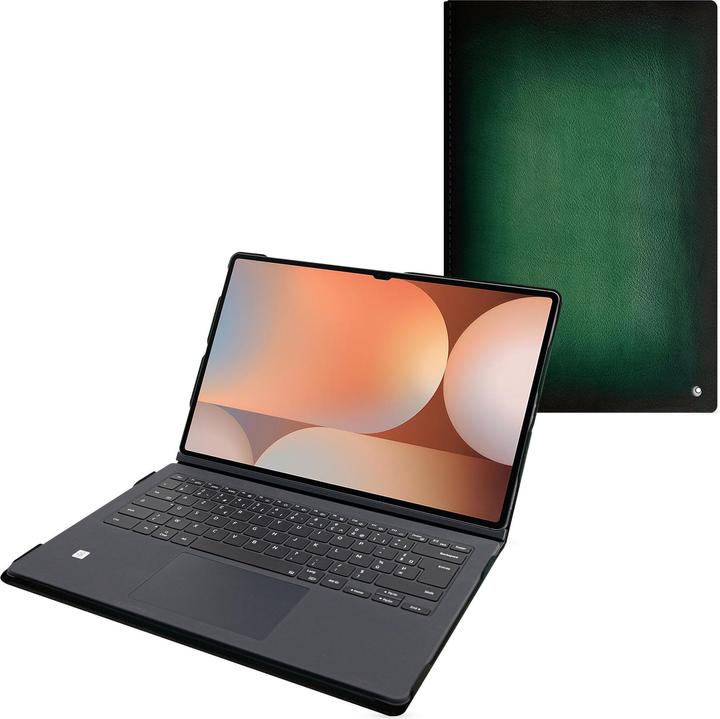 Actual product image Noreve Samsung Galaxy Tab S10 Ultra leather case compatible with Book Cover Keyboard (Galaxy Tab S10 Ultra)