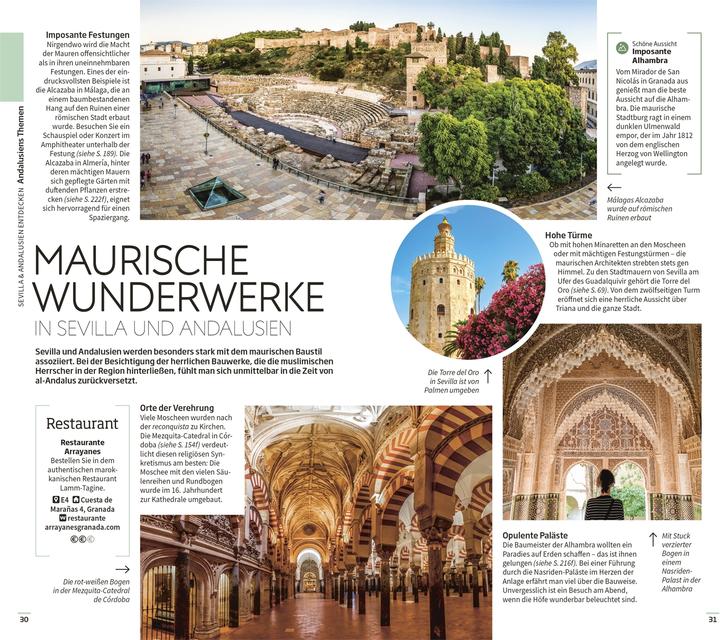 Produktbild Vis-à-Vis Reiseführer Sevilla & Andalusien (Deutsch, DK Verlag Reise, 2025)
