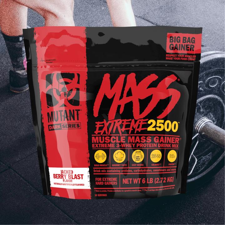 Actual product image Mutant Mass Extreme 2500 (Jacked Berry Blast, 1 pcs., 6000 g)