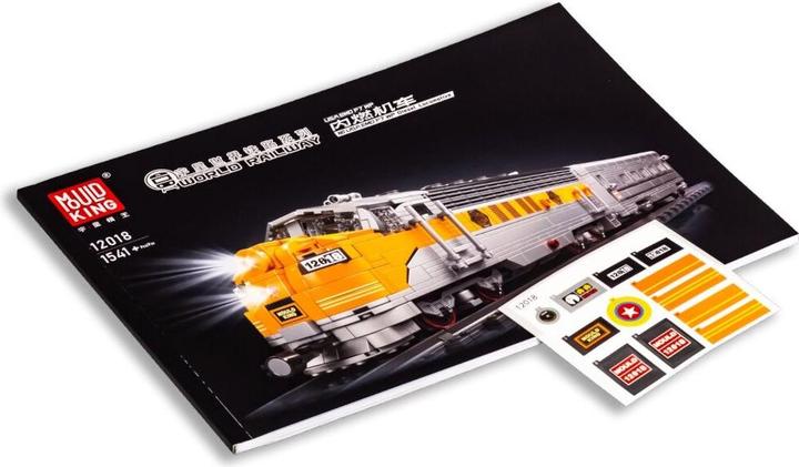 Actual product image Mould King USA EMD F7 WP diesel locomotive