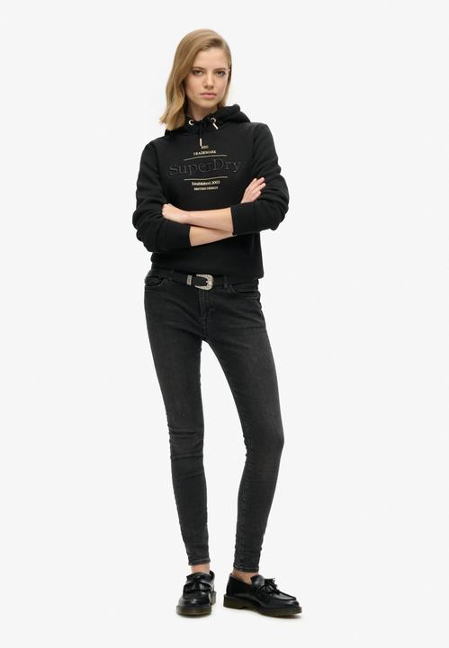 Actual product image Superdry 's hooded sweatshirt luxe metallic logo (XS)