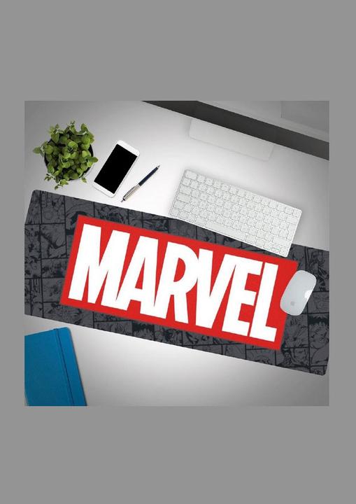 Actual product image Paladone Products Marvel Logo Desk Mat (XXL)