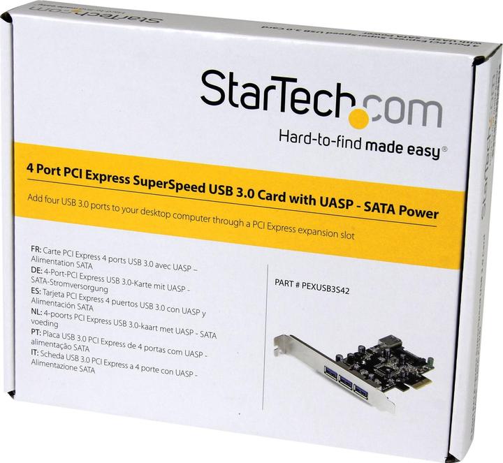Produktbild StarTech 4-Port USB 3.0 PCIe Card