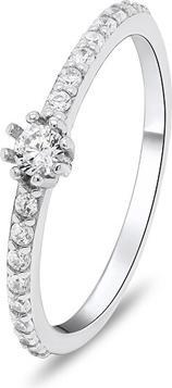 Produktbild Brilio Silver - Gentle silver ring with zircons RI023W - Circuit: 58 mm (58)