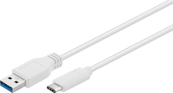Immagine prodotto Sinox i-Media - Cavo USB - da USB tipo A (maschio) a USB-C (maschio) reversibile - USB 3.0 - 1 m - bianco