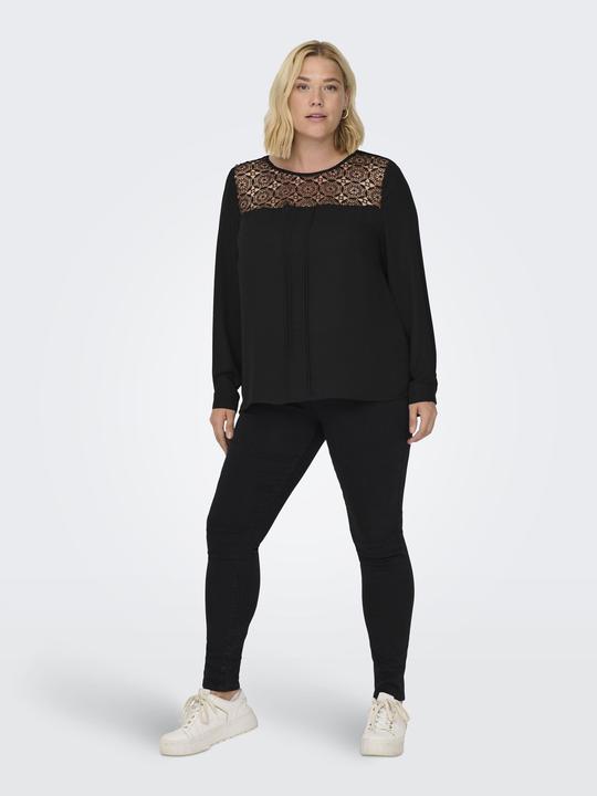 Immagine prodotto Only Top curvy in pizzo con maniche lunghe (42)