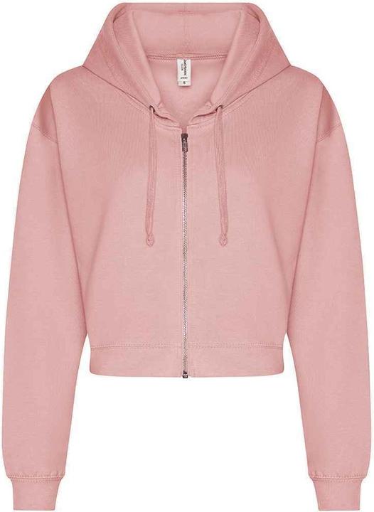 Actual product image Awdis Cropped hoodie with full-length zip (M)
