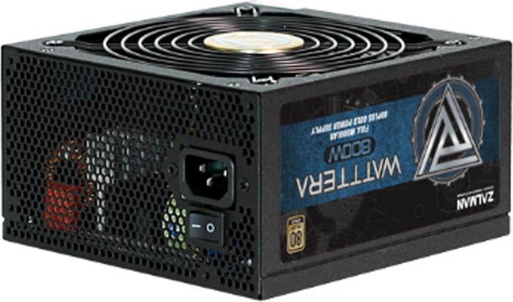 Image du produit Zalman ZM800-EBTII WATTTERA, 800 Watt 80 PLUS GOLD PSU, EU, Full Modular, Active PFC wi (800 W)