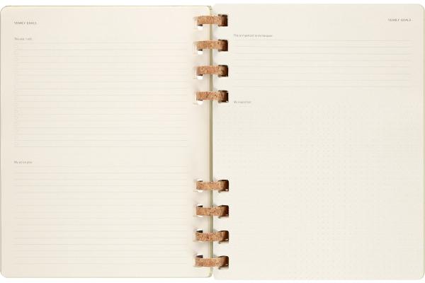 Image du produit Moleskine Planificateur d'études avec reliure à spirale (25 x 20.5 cm, Anglais)