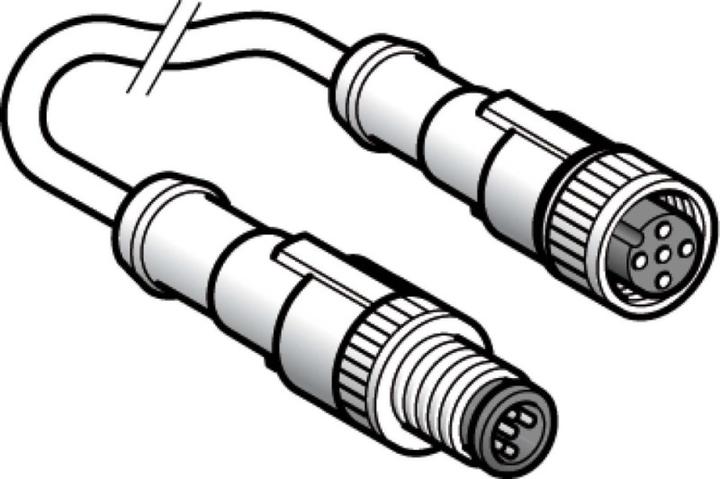 Actual product image Schneider Electric XZ-connector, plug ger. M12 4- XZCR1511041C2