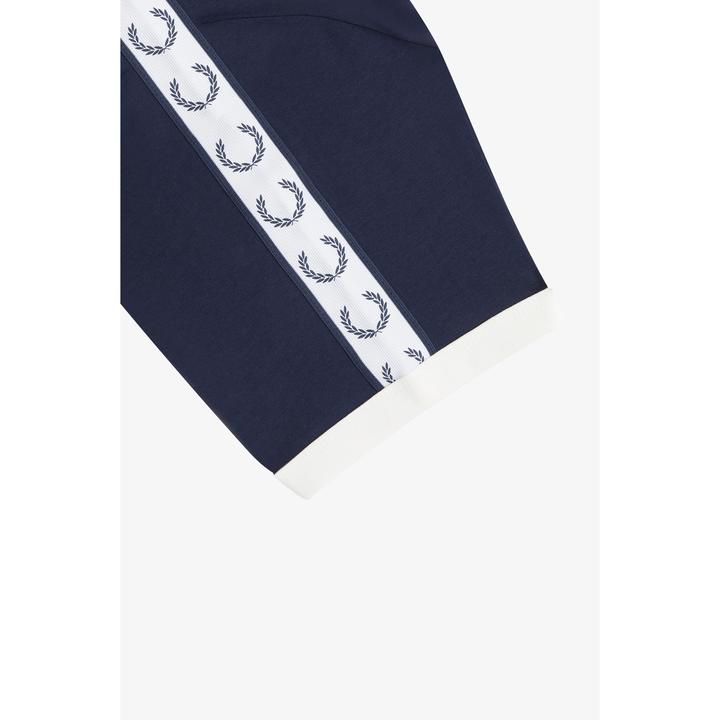 Produktbild Fred Perry T-Shirt mit kontrastfarbenen Bündchen und Streifen (XL)