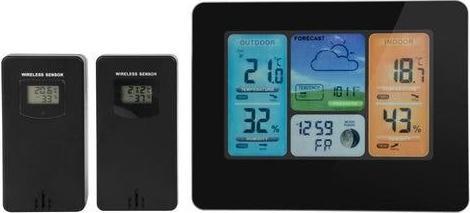 Immagine prodotto Schou Stazione meteo wireless con adattatore