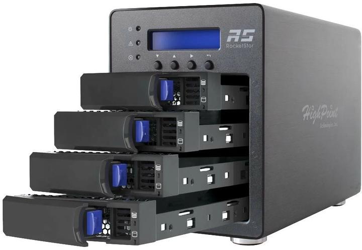 Actual product image HighPoint RAID Controller SSD6540 4-Bay U.2 NVMe RAID Storage Solution