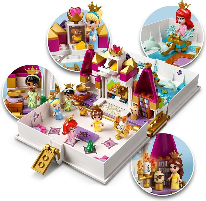Actual product image LEGO Storybook Adventures with Arielle, Belle, Cinderella and Tiana (43193, LEGO Disney)