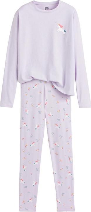 La Redoute Collections Jersey-Schlafanzug mit Einhorn-Print
