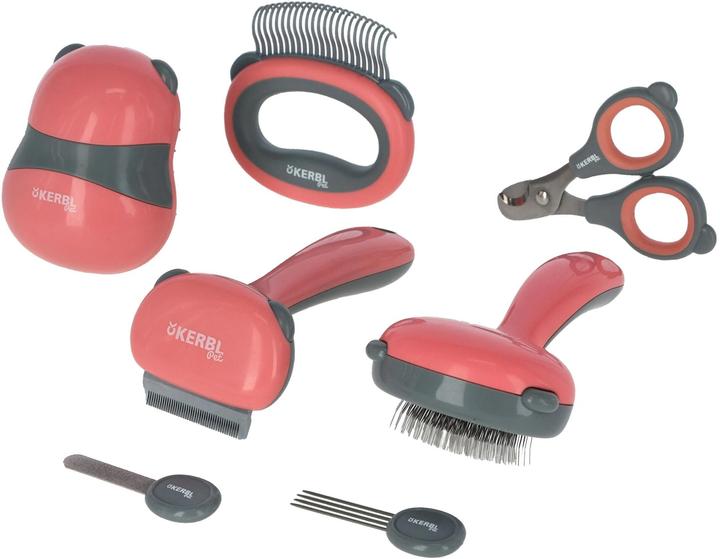 Actual product image Kerbl Pet cat grooming set 7 pieces (Dog)