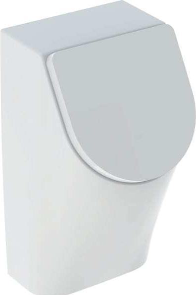 Geberit Urinal Renova Plan mit Deckel und Befestigung wei Keratec 235120600