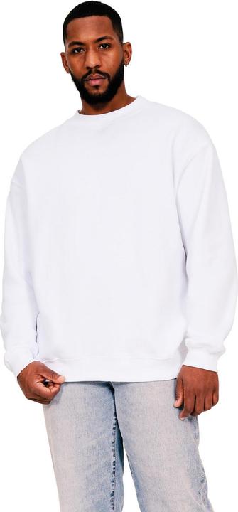 Actual product image Universal Textiles Mens Ringspun Cotton Extended Neckline Oversized Sweatshirt (S)