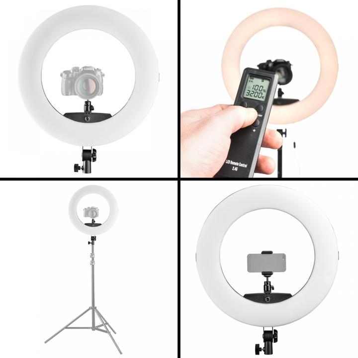 Image du produit Walimex pro Lumière d'anneau LED Pro Medow 960 Pro Bi Color (éclairage annulaire)