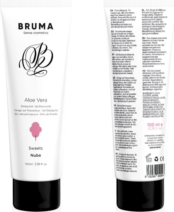 Immagine prodotto Bruma Gel Deslizante Con Aloe Vera Sabor A Nube 100 ml