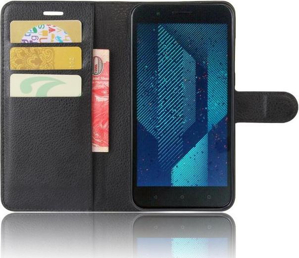 Actual product image MU Classic Litchi Leather Bookcover Series (HTC One X10)