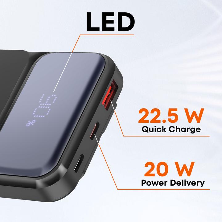 Immagine prodotto LinQ Banca di energia da 10.000 mAh + cavo (10000 mAh)