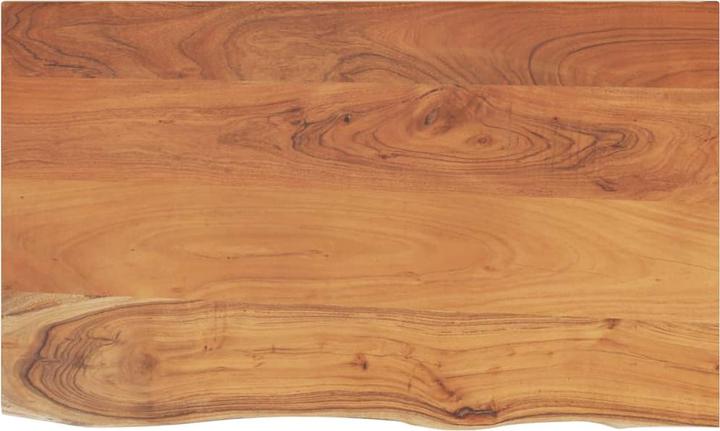 Immagine prodotto VidaXL Piano del tavolo rettangolare con bordo ad albero Piano del mobile in legno massiccio di acacia