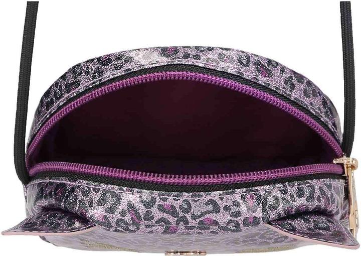 Produktbild Magni Depesche TOPModel Umhängetasche REBEL KITTY klein lila schwarz rosa 5x16x13cm