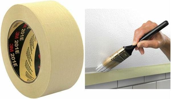 Produktbild 3M Krepp-Klebeband 201E, 48 mm x 50 m, Papier, beige (48 mm)