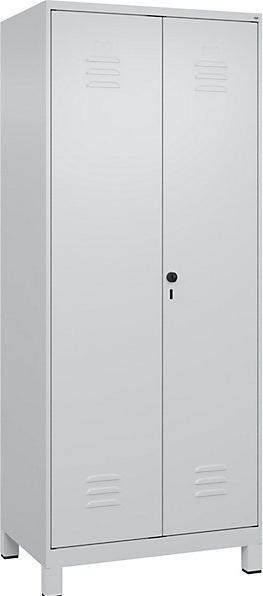 Produktbild C+P CP Putzmittelschrank Classic Plus 080110-02-S10029 lichtgrau 80,0 x 50,0 x 195,0 cm, aufgebaut (80 cm, 195 cm)