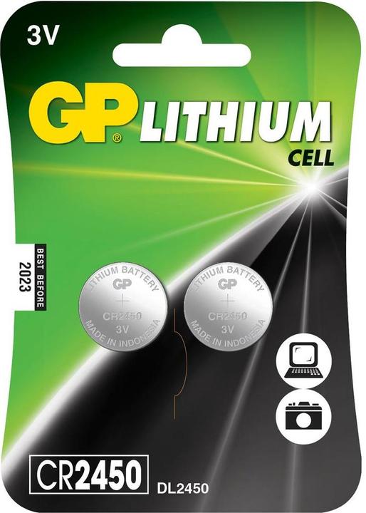 Image du produit GP Batteries CR 2450 (2 pcs, CR2450, 600 mAh)