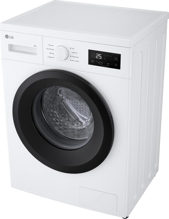 Produktbild LG Waschmaschine Weiss, 1400 Umin, A ITModell (8 kg, Links)