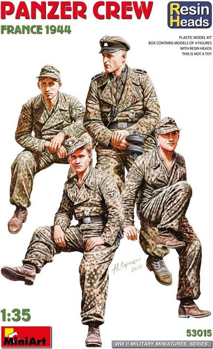 Produktbild Mini art 1:35 Fig.-Set Dt.PzBesat. Fran.44 (4) RK