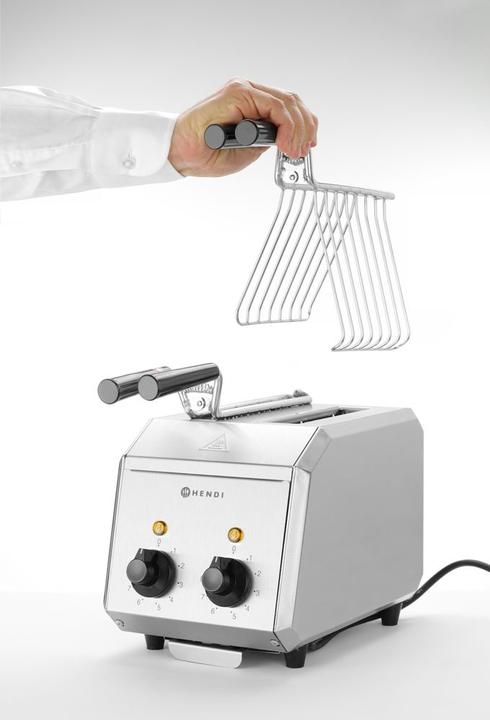Immagine prodotto Hendi Tostapane per panini in acciaio inox 2 pezzi 230V 12
