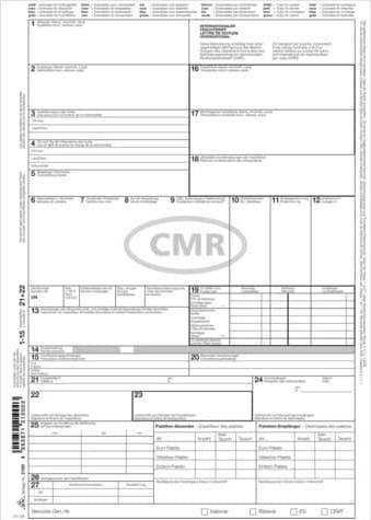 Image du produit Rnk CMR Lettre de voiture SD (4 x)