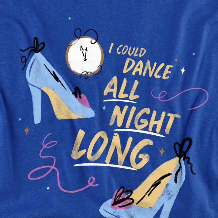 Immagine prodotto Cinderella I Could Dance All Night Long Maglietta Adulto Unisex (M)