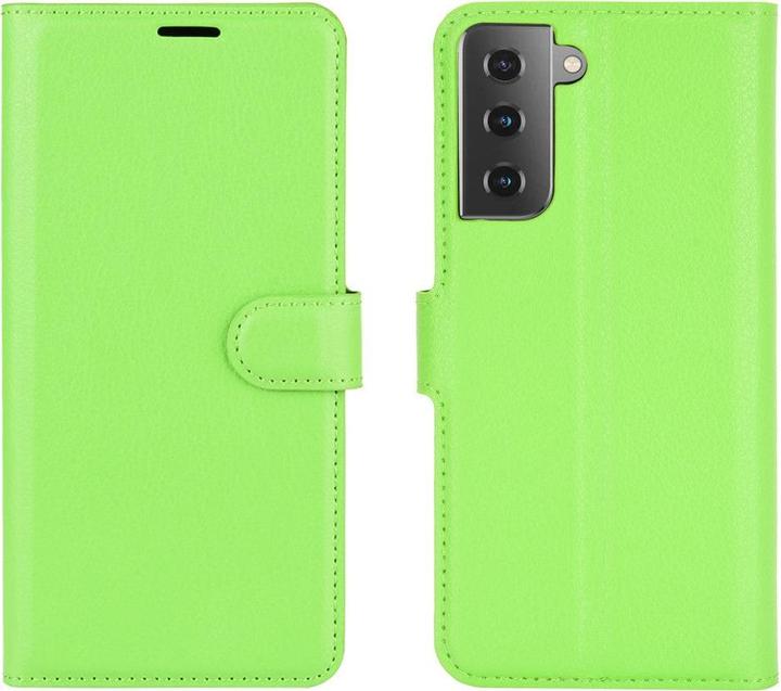 Produktbild Cover-Discount Galaxy S21 - Leder Etui Hülle grün (Samsung Galaxy S21)