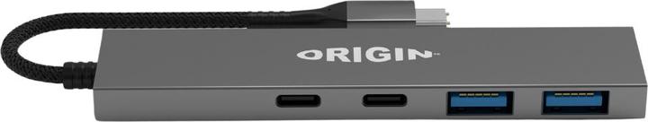 Produktbild Origin Storage Origin 4 Ports - 2 USB3.2 & 2 Type C Gen1 Hub (USB-A, USB-C, 4 Ports)