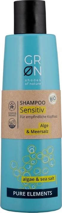 Produktbild GRN PURE Shampoo Sensitiv Alge & Meersalz (250 ml, Flüssiges Shampoo)