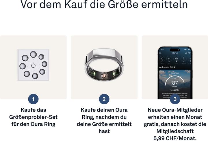Produktbild Oura Ring Gen3 Heritage (13, Silver)