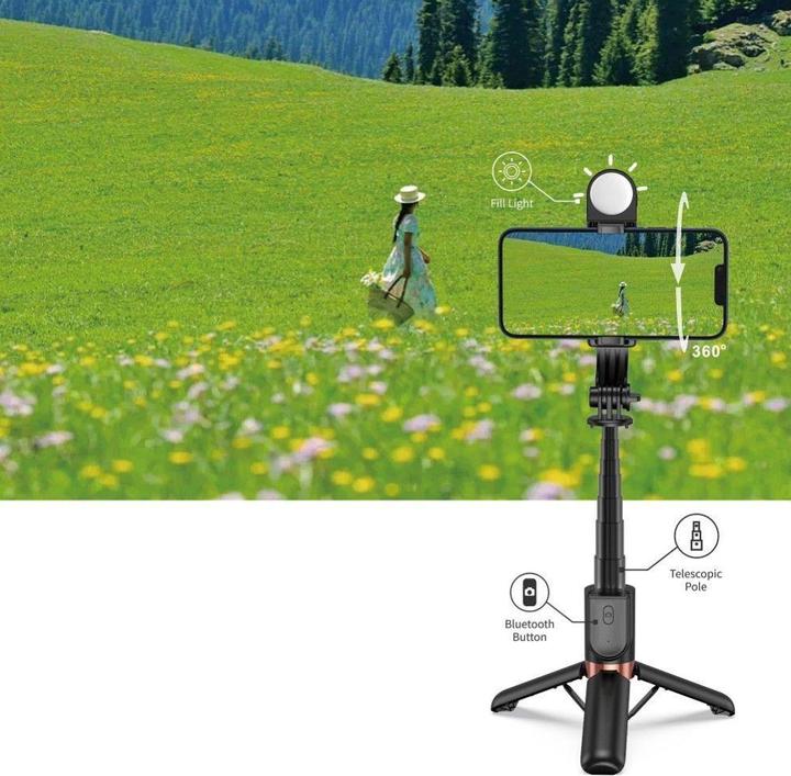 Actual product image Wiwu Selfie stick - Mini Selfie Stick Wi-SE011 with Tripod Function