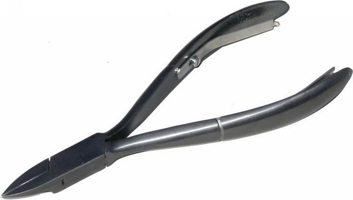 Image du produit Kiehl Pince à ongles en carbonure de titane Pince à ongles professionnelle fine pointe noire 11.5cm