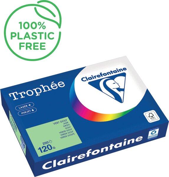 Produktbild Trophee Kopierpapier, DIN A4, 120g/qm, 250 Blatt, grün (120 g/m²)