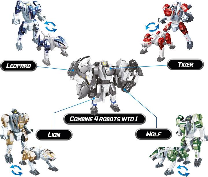 Produktbild Toi-Toys Roboforces verwandeln Robotertiere