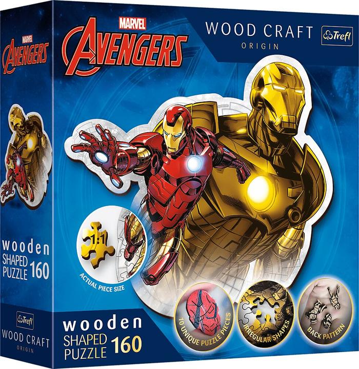 Immagine prodotto Trefl Puzzle di legno Forma speciale 160 - Iron Man (160 pezzi)