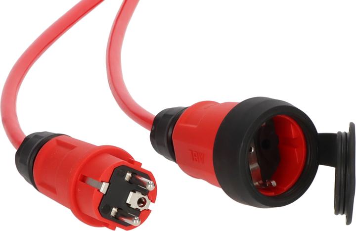 Image du produit Brennenstuhl 9161100210 Rallonge électrique 16 A noir, rouge 10 m H07BQ-F (10 m, CEE 7/3)