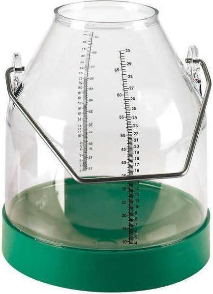 Actual product image Kerbl Milking bucket lid flat 16x20mm transparent, 2 spouts